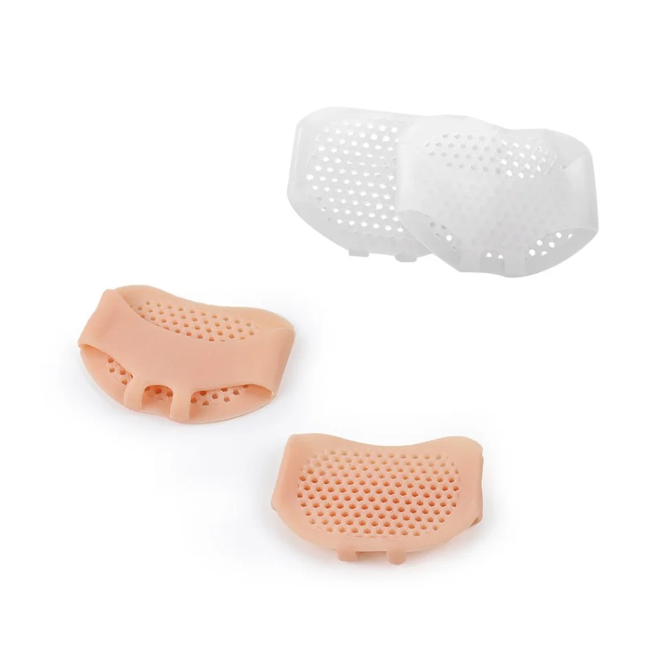 4pcs BORDER для путешественника силиконовые стельки Forefoot Pad высокий каблук амортизация анти скользкие ноги Боль Здоровье обувь стелька - Цвет: 4pcs