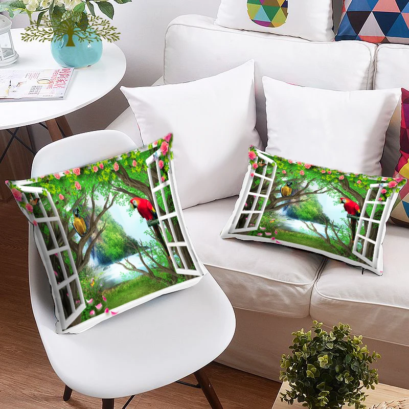Подушки с цифровым принтом фото 3d печать Подушка держатель наволочка оформление