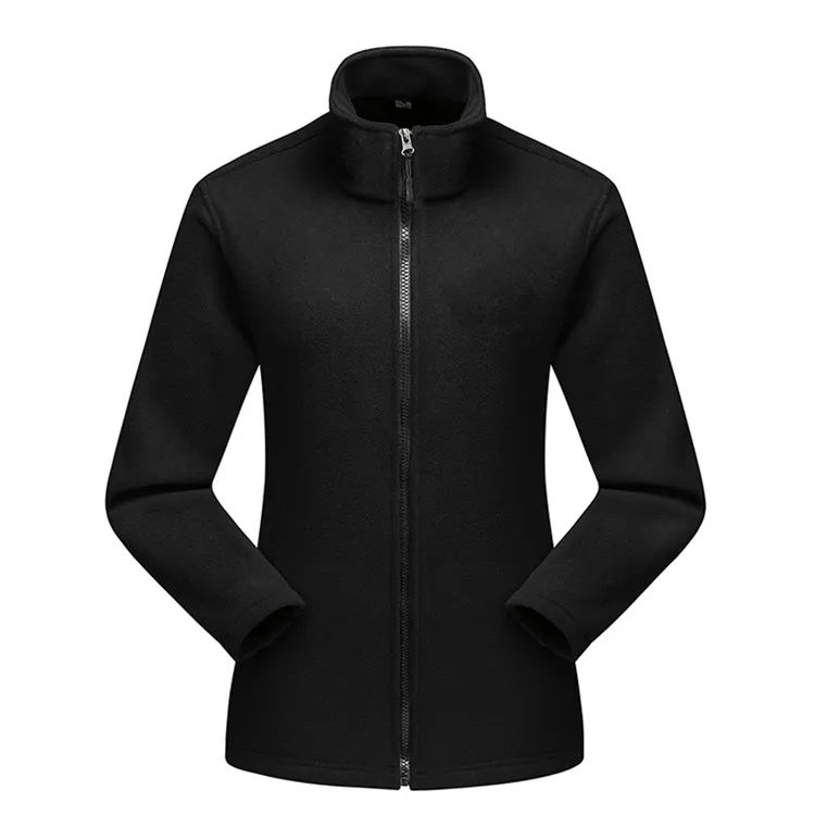 Women Black JACKSANQI мужские и женские зимние осенние флисовые куртки из флиса для спорта на открытом воздухе, Походов, Кемпинга, альпинизма, бурелом, Тепловые Пальто RA229 - Цвет: Women Black