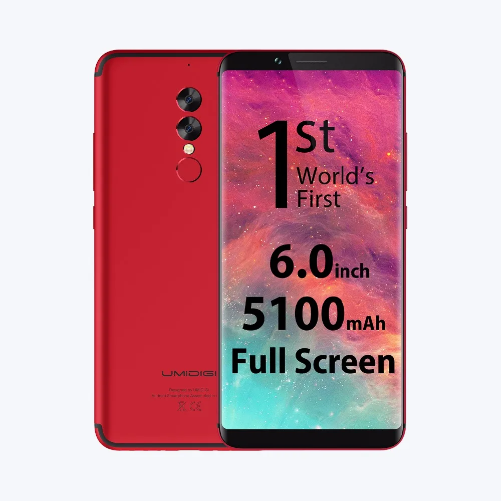 UMI umidigi S2 Lite 5100 мАч большой Батарея смартфон 4G B Оперативная память 32 ГБ Встроенная