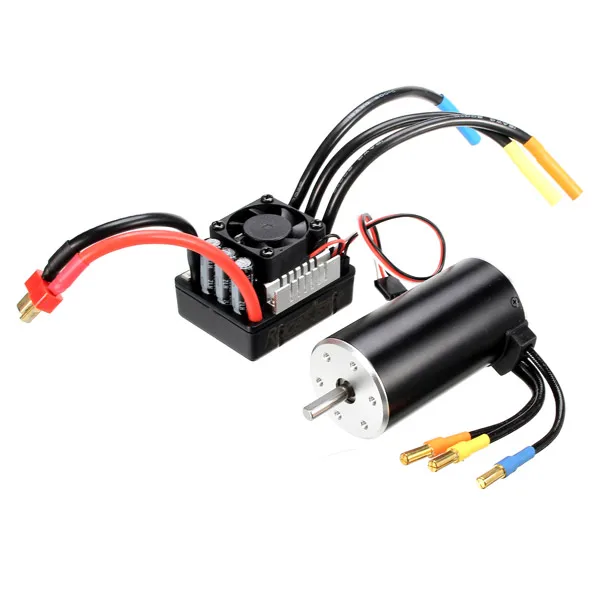 Racerstar 3670 Бесконтактный водонепроницаемый бесщеточный мотор 120A ESC для 1/8