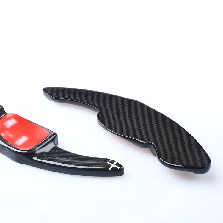 Carbon steering wheel DSG paddle shifters for Volkswagen VW GOLF 6 CC Touareg R20 Tiguan Paddle Gearbox Car Accessories | Автомобили и