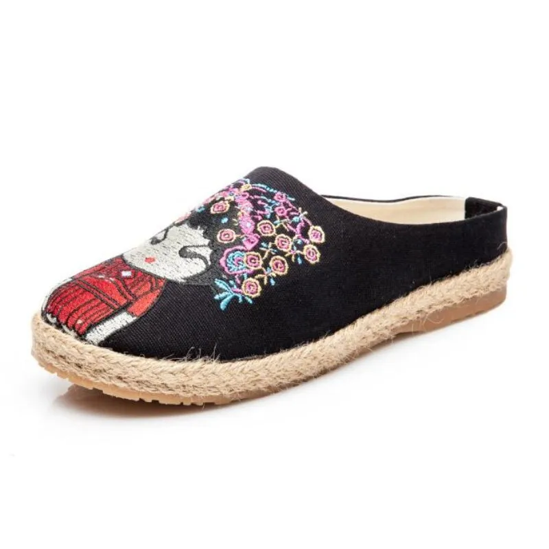 Женские туфли в национальном стиле летняя модная красивая обувь с ручной