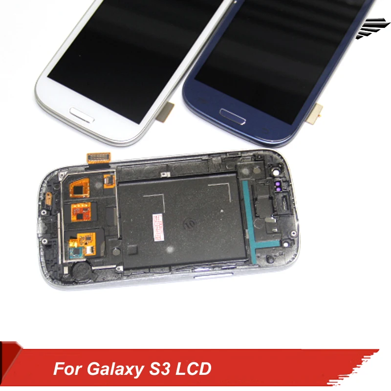 Для Samsung Galaxy S3 III i9300 Сенсорная панель дигитайзер Сенсорное стекло + ЖК дисплей
