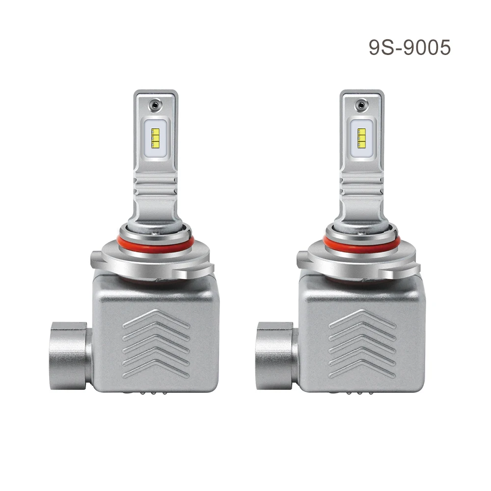 Светодиодные лампы EURS H4 Led H7 H11 H8 H9 для автомобильных фар без ошибок Canbus