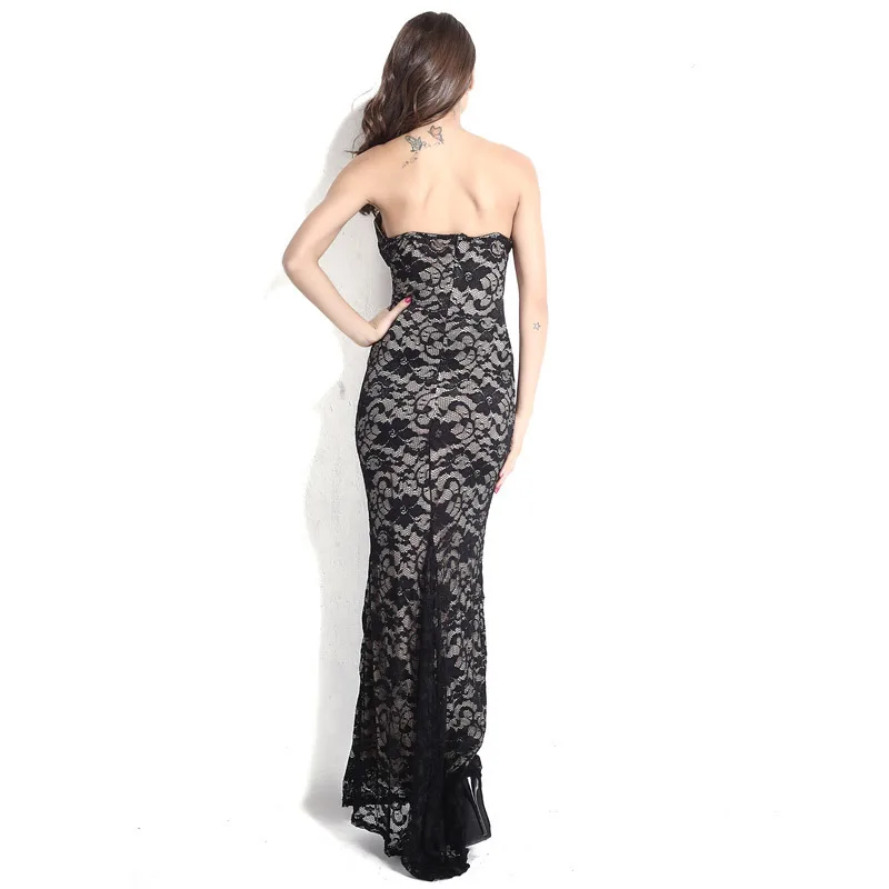 2015 Summer style nightclubs new party dresses long lace dress or halter maxi vestido de renda festa|dress cinderella|dress up lovely girlsdress