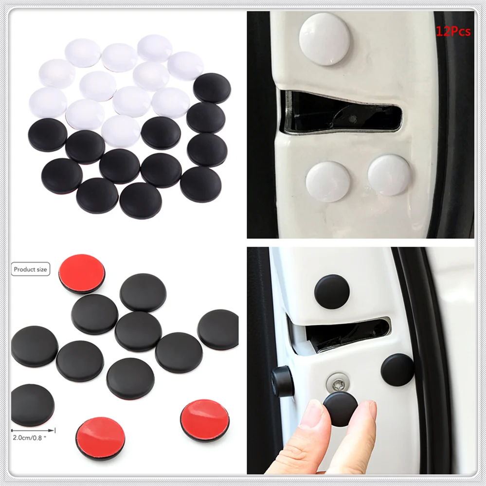 12 шт. черный Автомобильный Дверной замок колпачки Защитная крышка винта для Hyundai