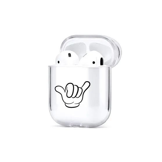 56 Bluetooth беспроводной чехол для наушников для Apple iPhone зарядная коробка для AirPods Pro Жесткий прозрачный защитный чехол Аксессуары - Цвет: 56