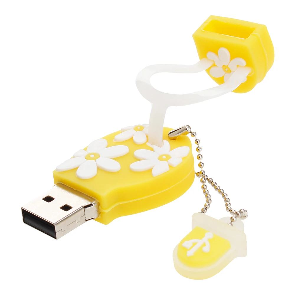 Классический флеш-накопитель 128 ГБ Usb флеш-накопитель 32 ГБ милые женские Мультяшные шлепанцы Флешка 64 ГБ 16 ГБ 8 ГБ 4 ГБ флэш-память