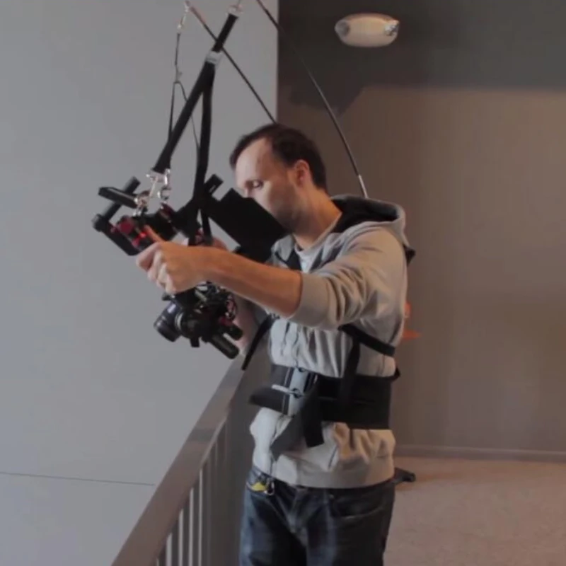 Как EASYRIG 4-11 кг видео Serene пояс стабилизатор steadicam жилет Поддержка резервного копирования rig для DJI Ronin 3 оси gimbal filmmaker