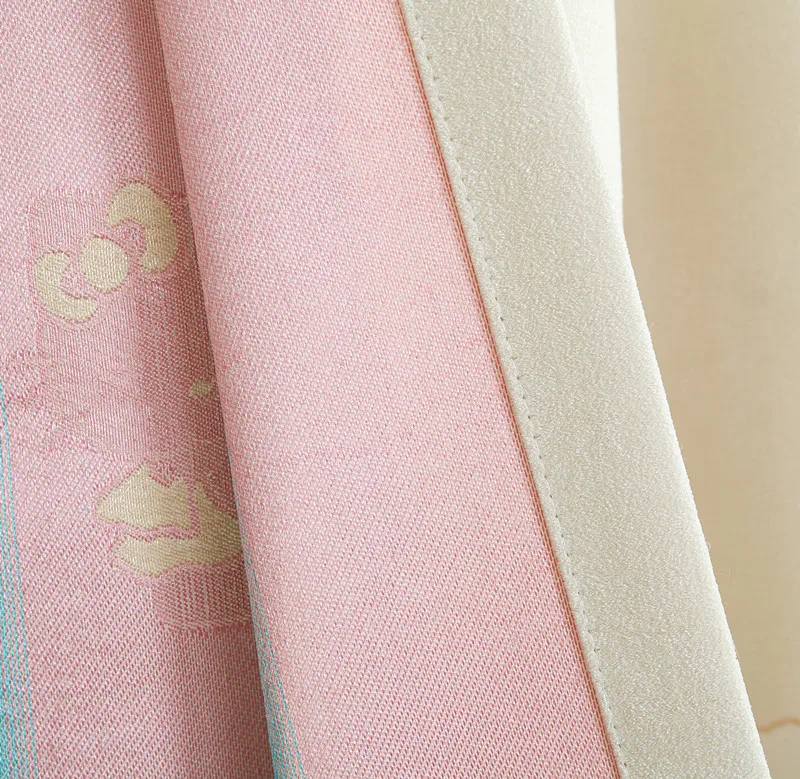 Новый розовый Hello kitty cat японский утолщение прозрачная занавеска Комната