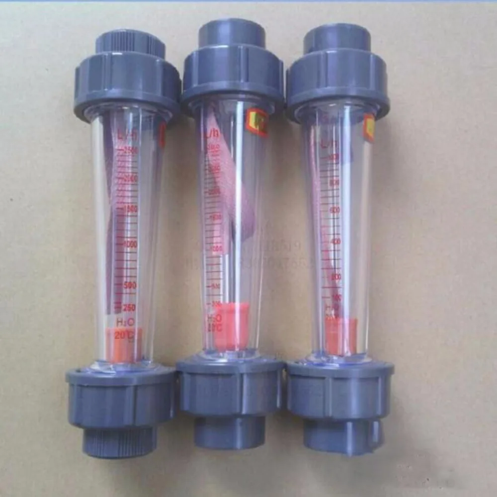 

LZB-50S Rotameter Plastic Water Flow Meter (Long tube) Flow range 0.6-6m3/h ,LZB50S Tools Flow Meters plumbing