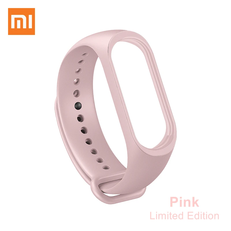 Оригинальный Xiaomi Mi группа 3 ремешок TPE материал розовый Ограниченная серия цвет