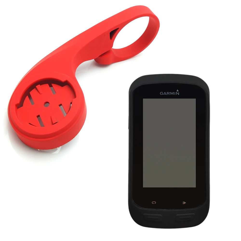 Кронштейн для руля велосипеда компьютера 31 8 мм красный держатель + защитный