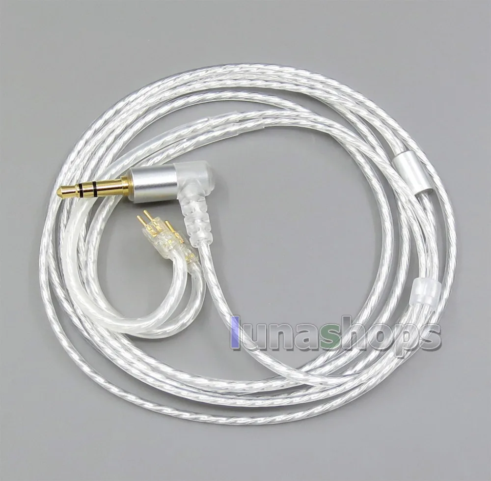 Посеребренный ПВХ кабель 1 2 м GY Seiris OCC для Westone 0 78 мм W4r UM3X UM3RC ue11 ue18 JH13 JH16 ES3 LN005893|silver