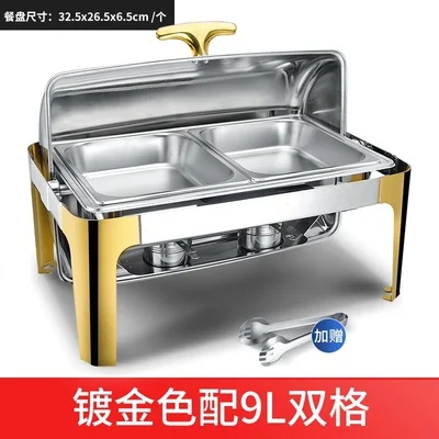 Толстая Буфетная печь из нержавеющей стали квадратная для отеля изоляционная