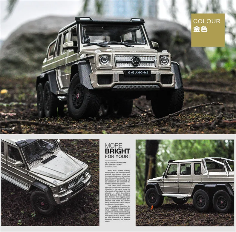 Вилли 1:24 Mercedes AMG большой G63 модель автомобиля внедорожник моделирование сплав модель автомобиля игрушка маятник