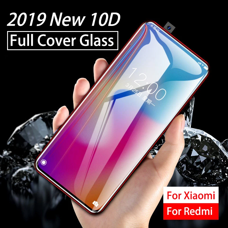 9H полное покрытие Защитное стекло для Xiaomi mi 9 8 se lite pro Redmi K20 защита экрана note 7