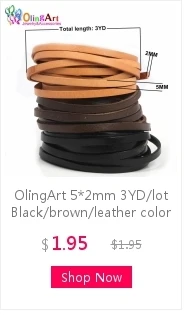 OlingArt 8*2 мм 1YD/лот черный/коричневый/кожаный цвет плоская кожаная веревка/Шнуры DIY ожерелье браслет серьги колье Изготовление ювелирных изделий