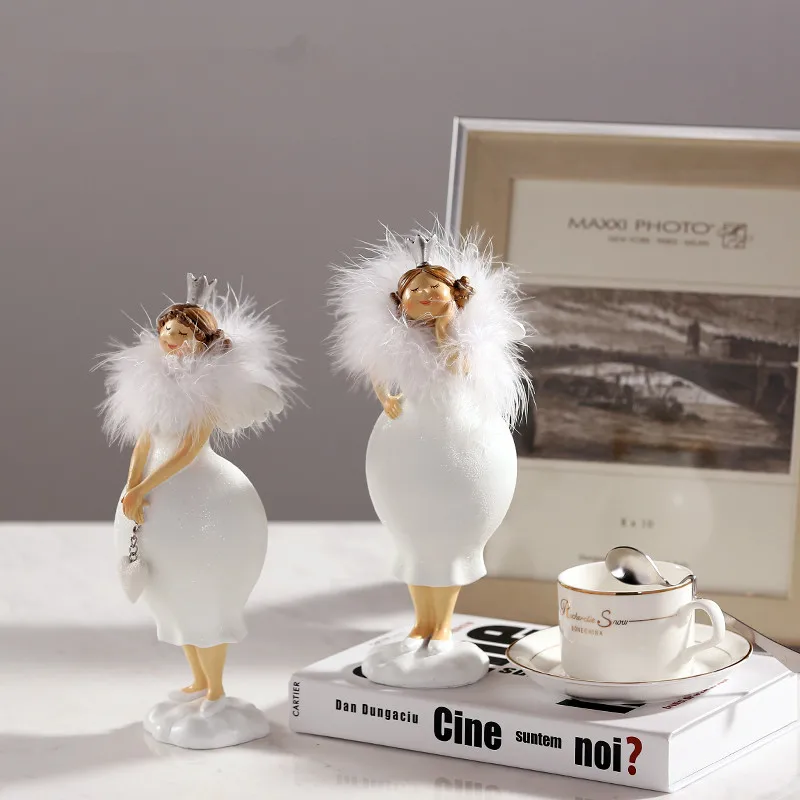 Мультфильм жир принцесса смолы красоты художественные украшения домашний декор