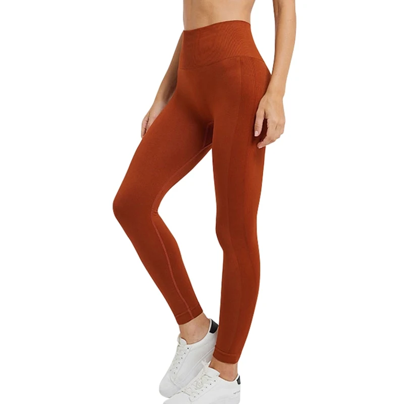 Женские эластичные однотонные бесшовные нейлоновые спандекс Pro классные