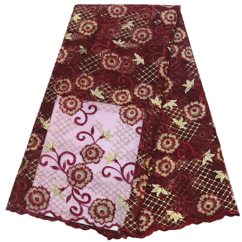 Новинка 2019 африканская кружевная ткань Лидер продаж французское Сетчатое