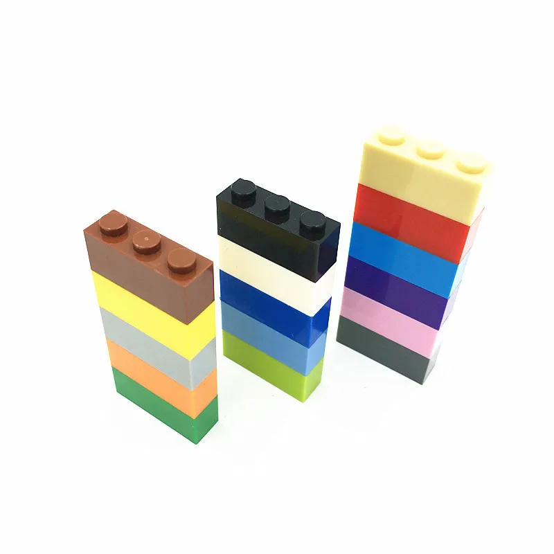 80 шт./партия MOC Brick 1X3 Набор строительных блоков совместимых с 3622 Rebrickable запчасти
