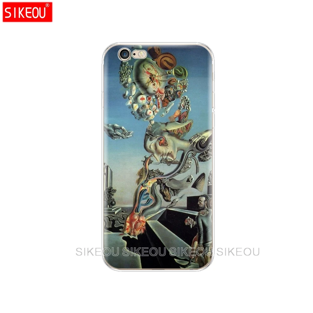 Силиконовый чехол для Iphone 6X8 7 6s 5 5S SE Plus 10 XR XS Max Salvador Dali rat | Мобильные телефоны и