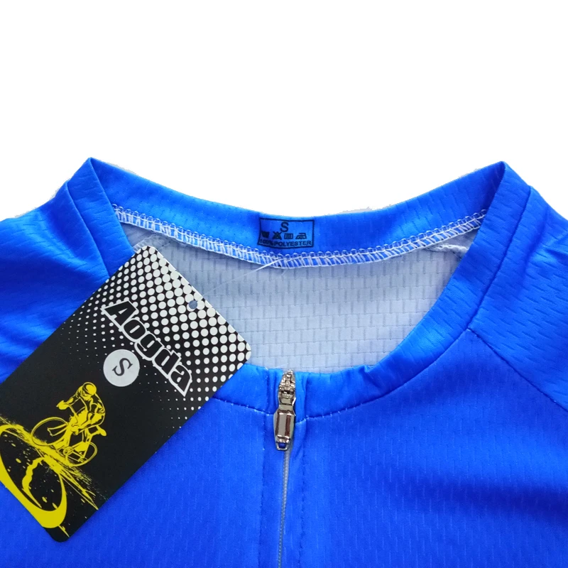 Синяя велосипедная Джерси с длинным рукавом Aogda Мужская одежда для шоссейного