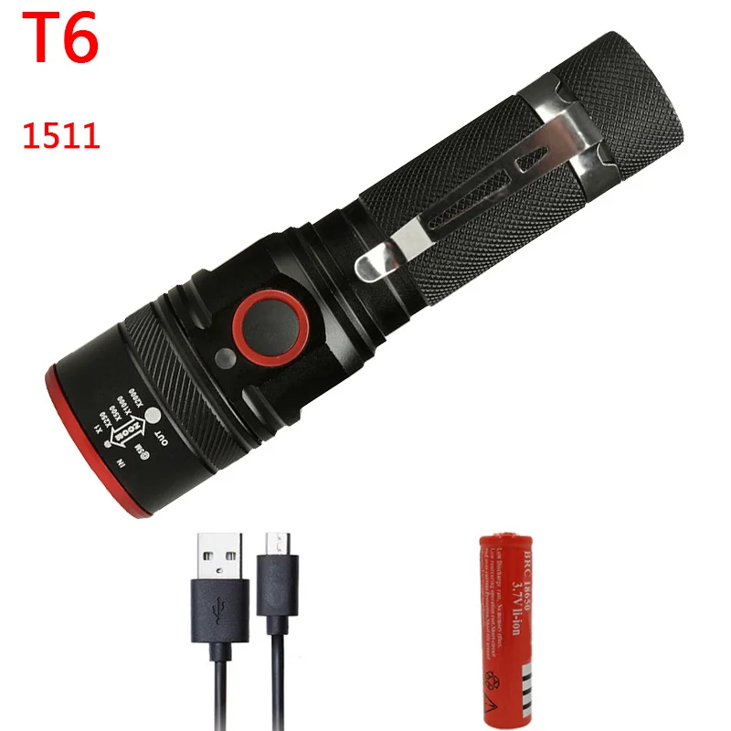 Option F Litwod Z35 микро USB Перезаряжаемый светодиодный фонарик XM-L2 U3 масштабируемый 18650 перезаряжаемый аккумулятор фонарик 1 Режим ВКЛ/ВЫКЛ - Испускаемый цвет: Option F
