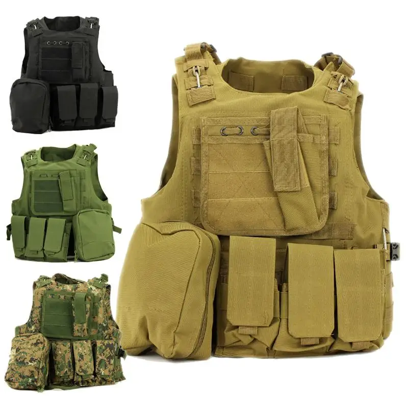 Военная Экипировка Molle тактический жилет штурмовой страйкбол Перевозчик мультикамера Военная Molle Mag нагрудное боевое облачение Пейнтбол тело Броня жгут