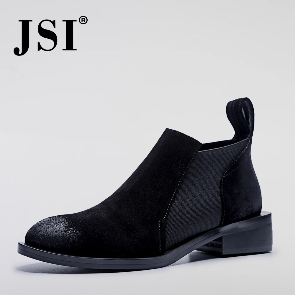 JSI/модные офисные женские туфли на плоской подошве с круглым носком; сезон весна-осень; слипоны на низком каблуке; классические женские туфли на плоской подошве в римском стиле; JO208