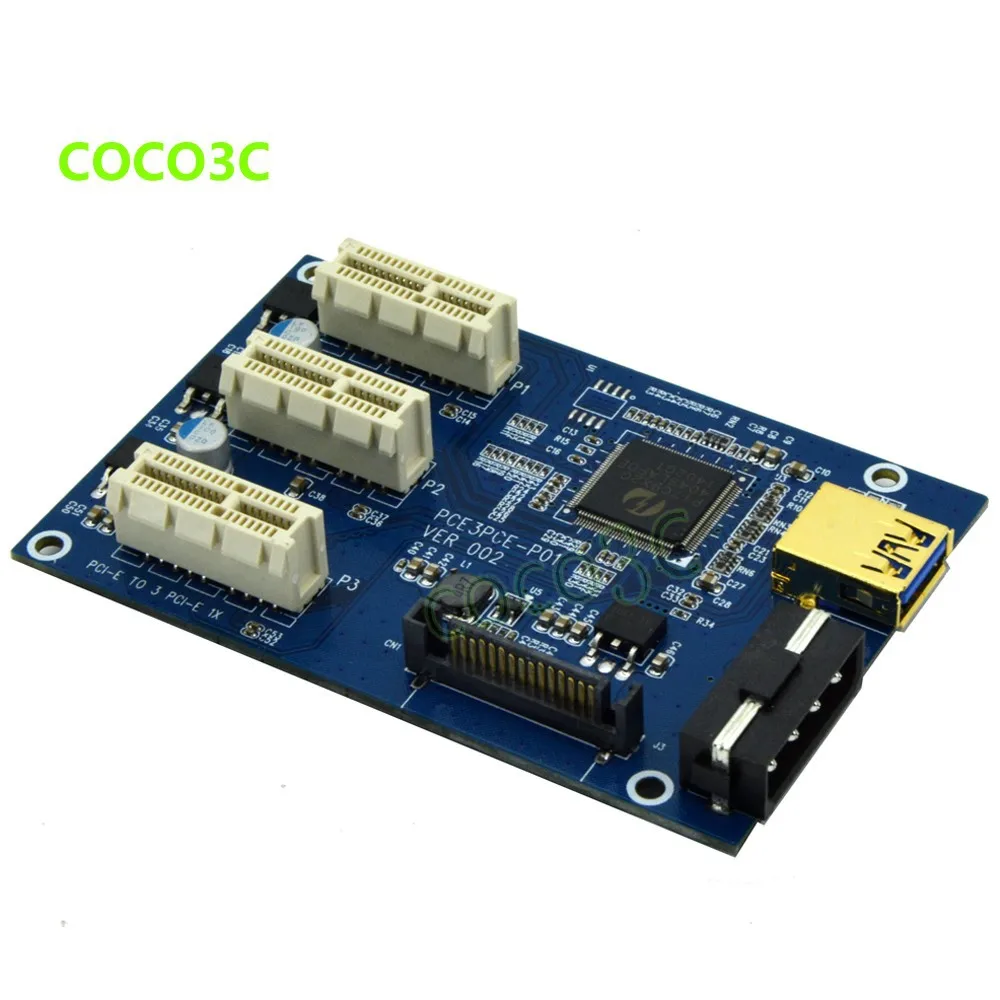 Бесплатная доставка переходная карта PCI express 1 3 PCIe внешний разъем