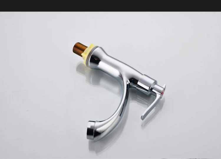 Хромированный смеситель для раковины в ванную комнату из сплава|Смесители