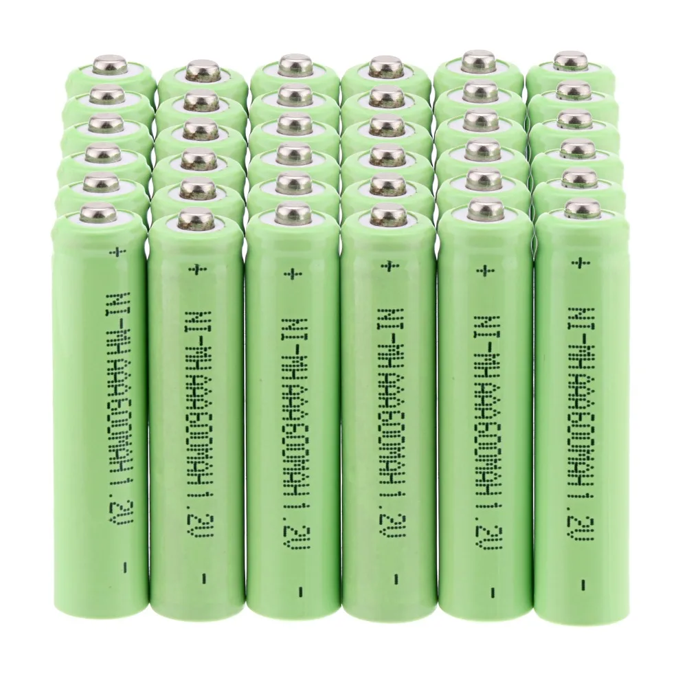 Anmas Power 2 20 шт. AAA 3A 1 V 600mAh ni mh перезаряжаемая батарея зеленый цвет|Перезаряжаемые
