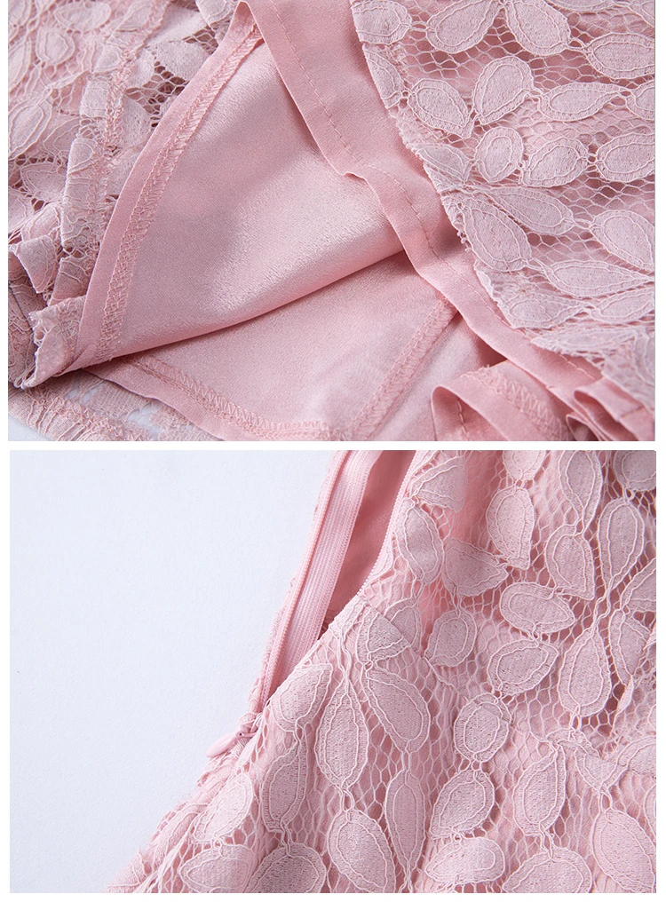 Модные короткие рукава фонарики летнее женское платье 2019 круглый воротник