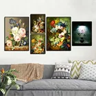 Постер и принты для украшения дома, ретро, классические цветы, художественная стена с цитатой