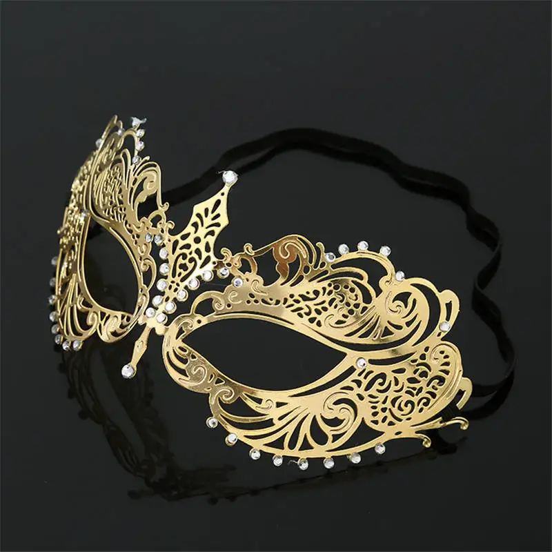 2018 Beauty Headband Party Prom Half Face Mask Wedding Rhinestone Tiaras Crown Headdress Ribbon Hairbands Jewelry | Украшения и