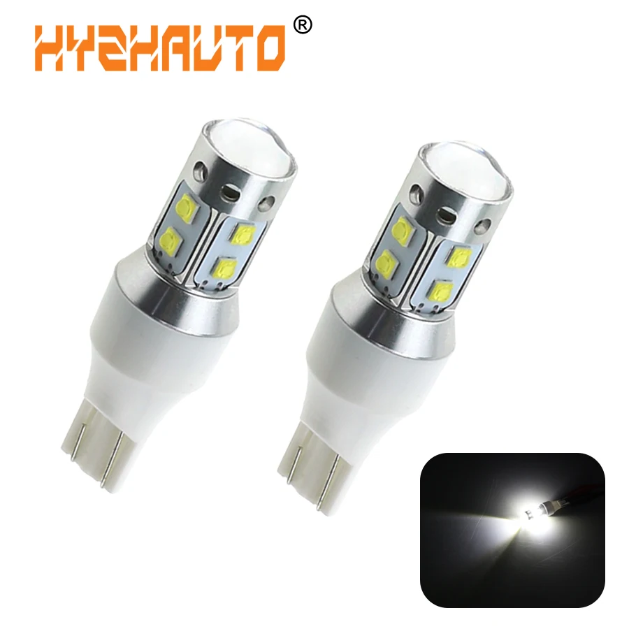 HYZHAUTO T15 Cree светодиодный чип 50 Вт белый W16W 921 912 Автомобильный задний фонарь заднего