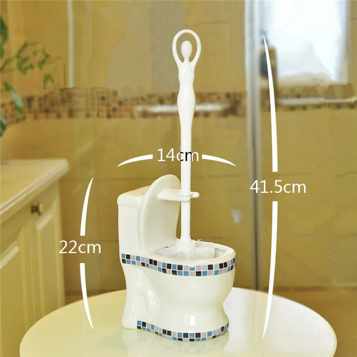 Керамический ершик держатель для аксессуаров ванной набор креативный