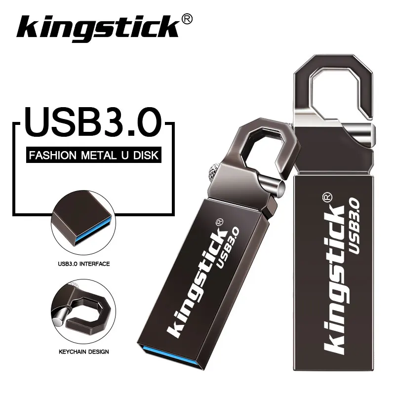 Kingstick супер мини-usb 3,0 флеш-накопитель 16 Гб оперативной памяти, 32 Гб встроенной памяти, 64 ГБ 128 usb-флэш, совместимо с ПК и смартфоном флеш-накопитель флеш-карта памяти USB флэш-накопитель u-диск