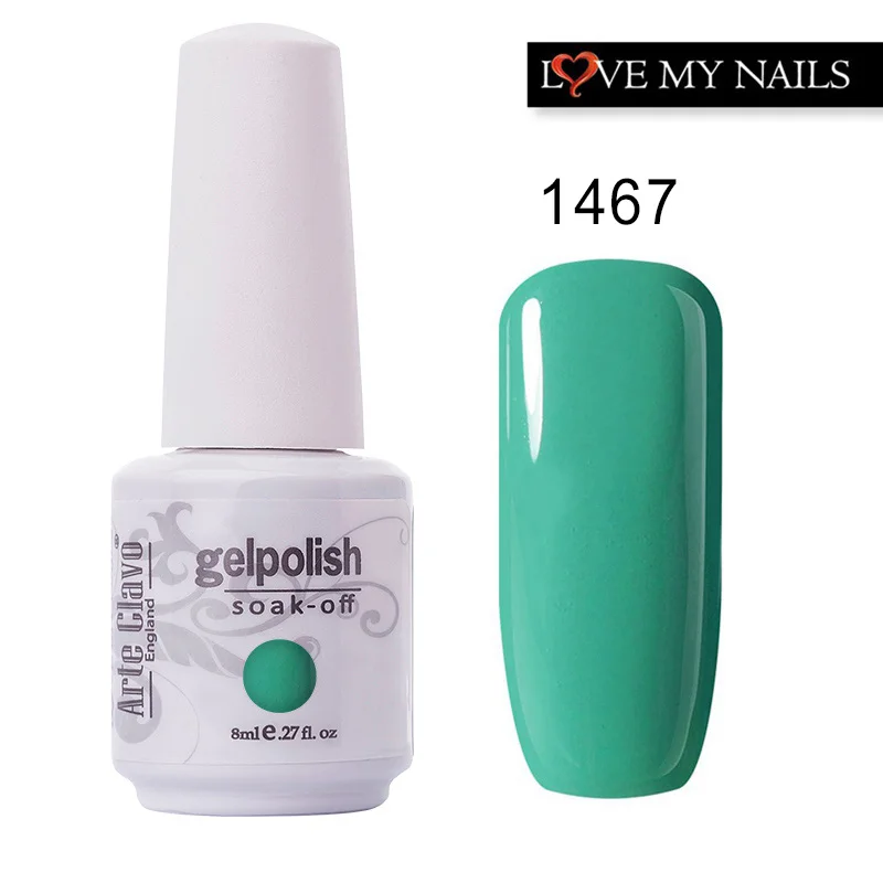 Arte Clavo 85 цветов Гель-лак для ногтей розовое золото Nagellack Профессиональный лак vernis Полупостоянный розовый гель для ногтей - Цвет: 1467