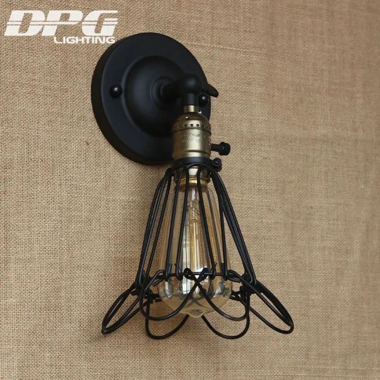 Настенный промышленный светильник кантри винтажный Led Лофт антикварные длинные