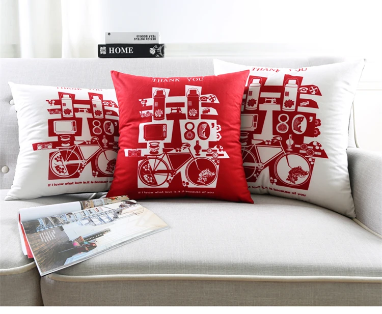 

Новинка в восточном/китайском стиле свадебный подарок; Тапочки из бархата Подушка Чехол Крышка набор забавные свадебные чехлы белый красны...