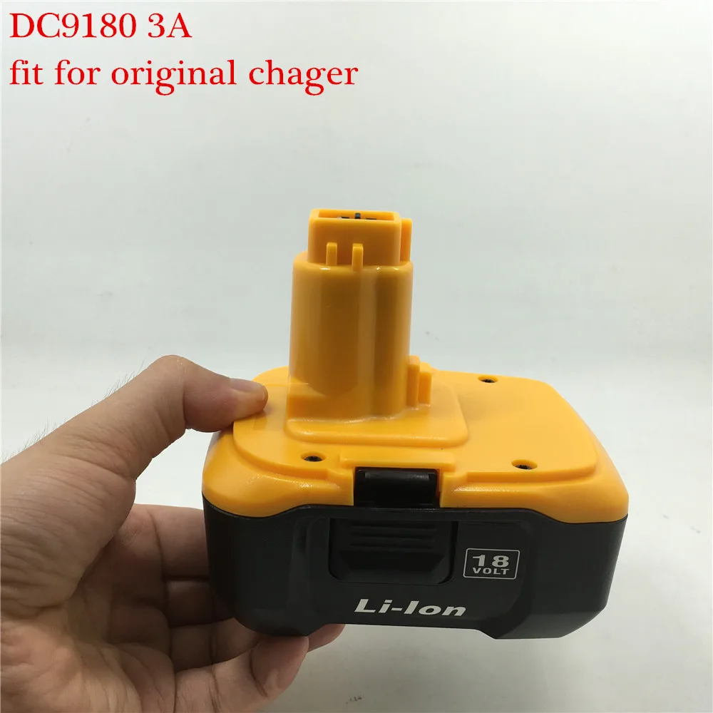 18 В 3.0Ah Li-Ion аккумулятор для Dewalt DC9180 Электроинструменты Аккумулятор