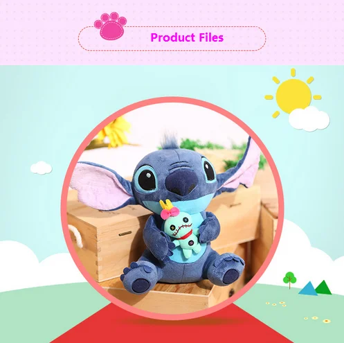 1 шт. Kawaii стежка Плюшевые игрушки куклы большой "Лило и Стич" Стич Плюшевые игрушки Scrump мягкая игрушка кукла Дети подарок 044
