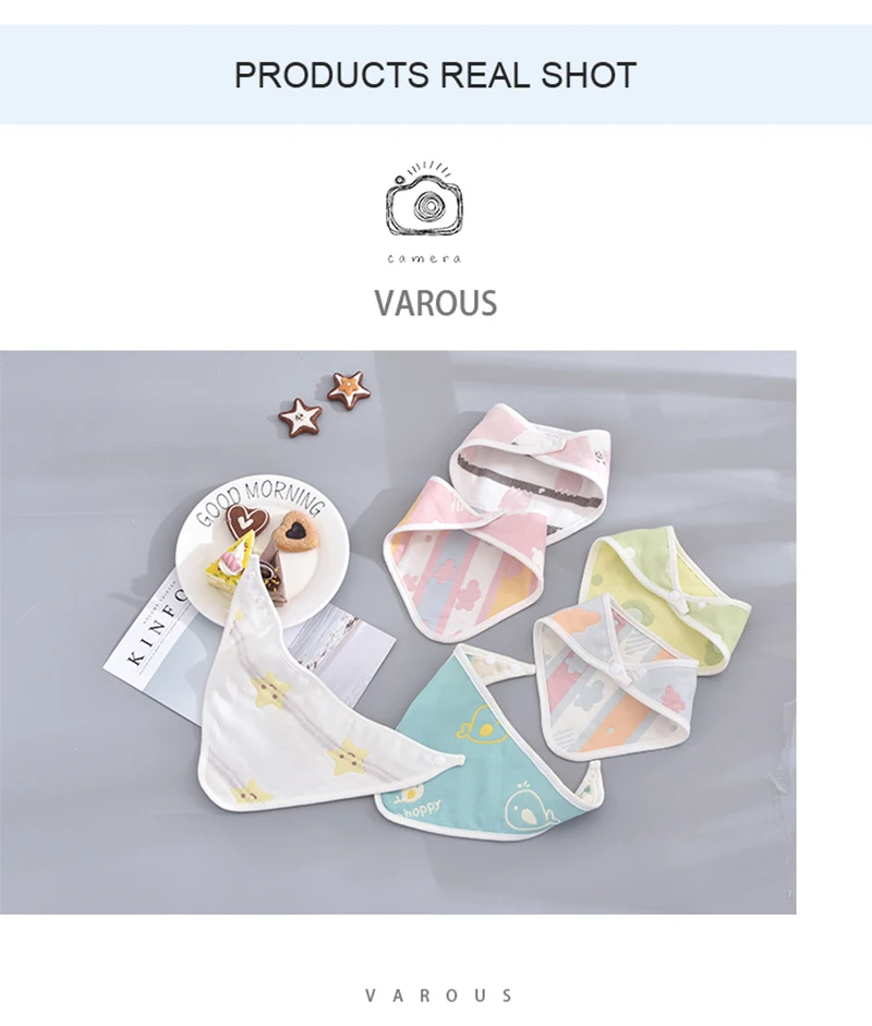 2 шт. водонепроницаемые детские нагрудники слюнявчик Baberos Bebe Impermeables хлопок Babador мультфильм Bavoir ребенок Slabbetjes шарф для девочки B508