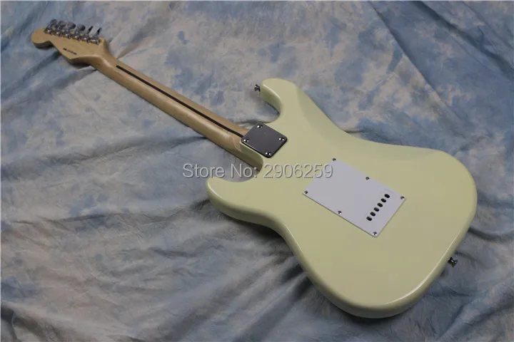 Горячая Распродажа cream электрогитара strat chrome hardware 22 лада кленовый фингерборд