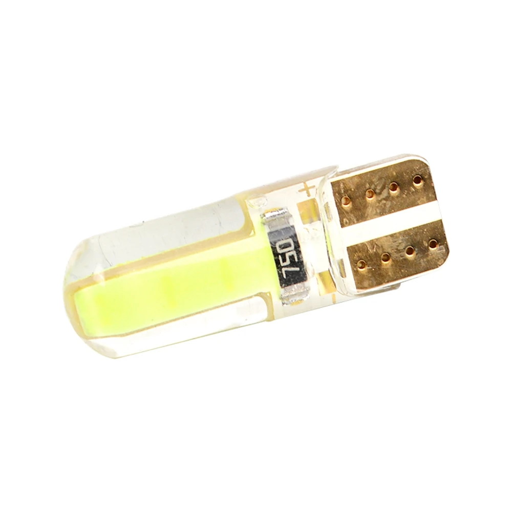 Runmade 10 шт./лот T10 194 W5W COB LED водонепроницаемый клиновидный свет силиконовый корпус