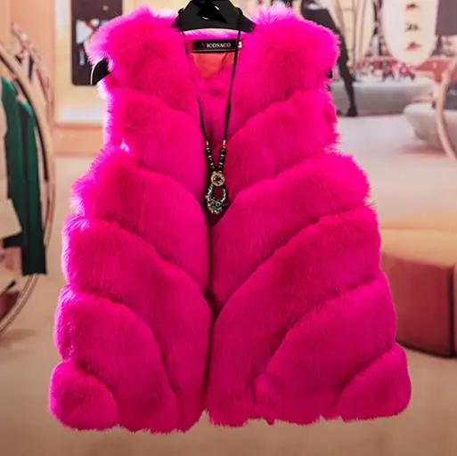 Женское меховое пальто manteau femme hiver меховые жилеты жилетки больших размеров